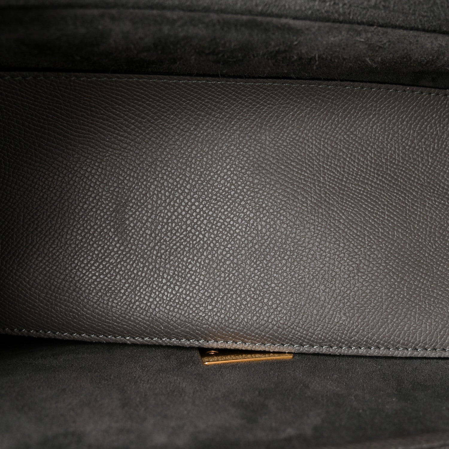 Celine Grained Calfskin Micro Belt Bag Grey 11 of 12