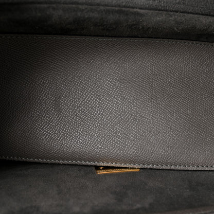 Celine Grained Calfskin Micro Belt Bag Grey 11 of 12