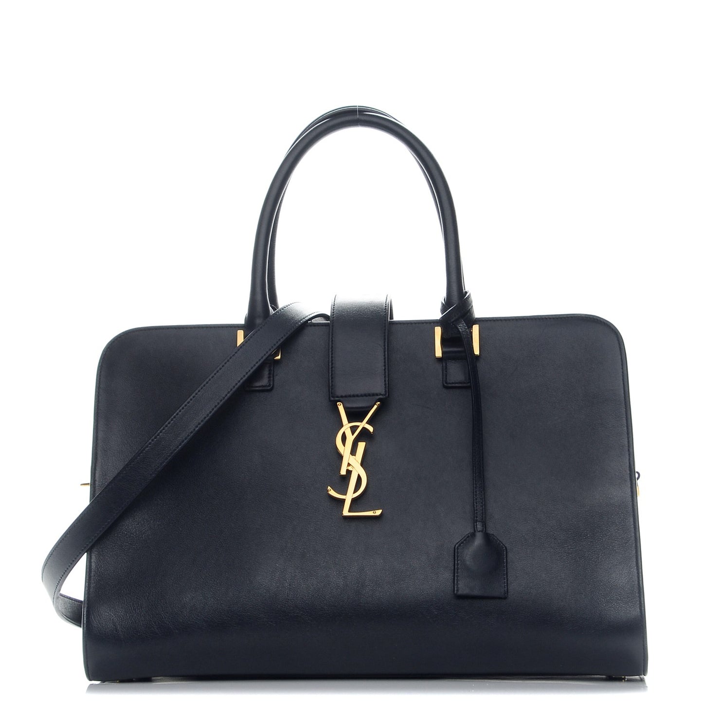 Smooth Calfskin Medium Cabas Monogram Navy