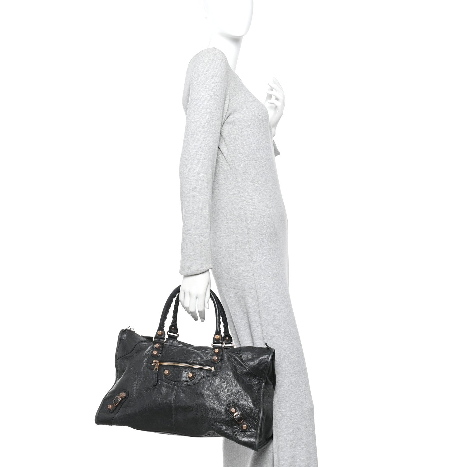Balenciaga Agneau Giant 12 Rose Gold Hardware City Black 2 of 10