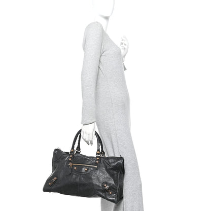 Balenciaga Agneau Giant 12 Rose Gold Hardware City Black 2 of 10