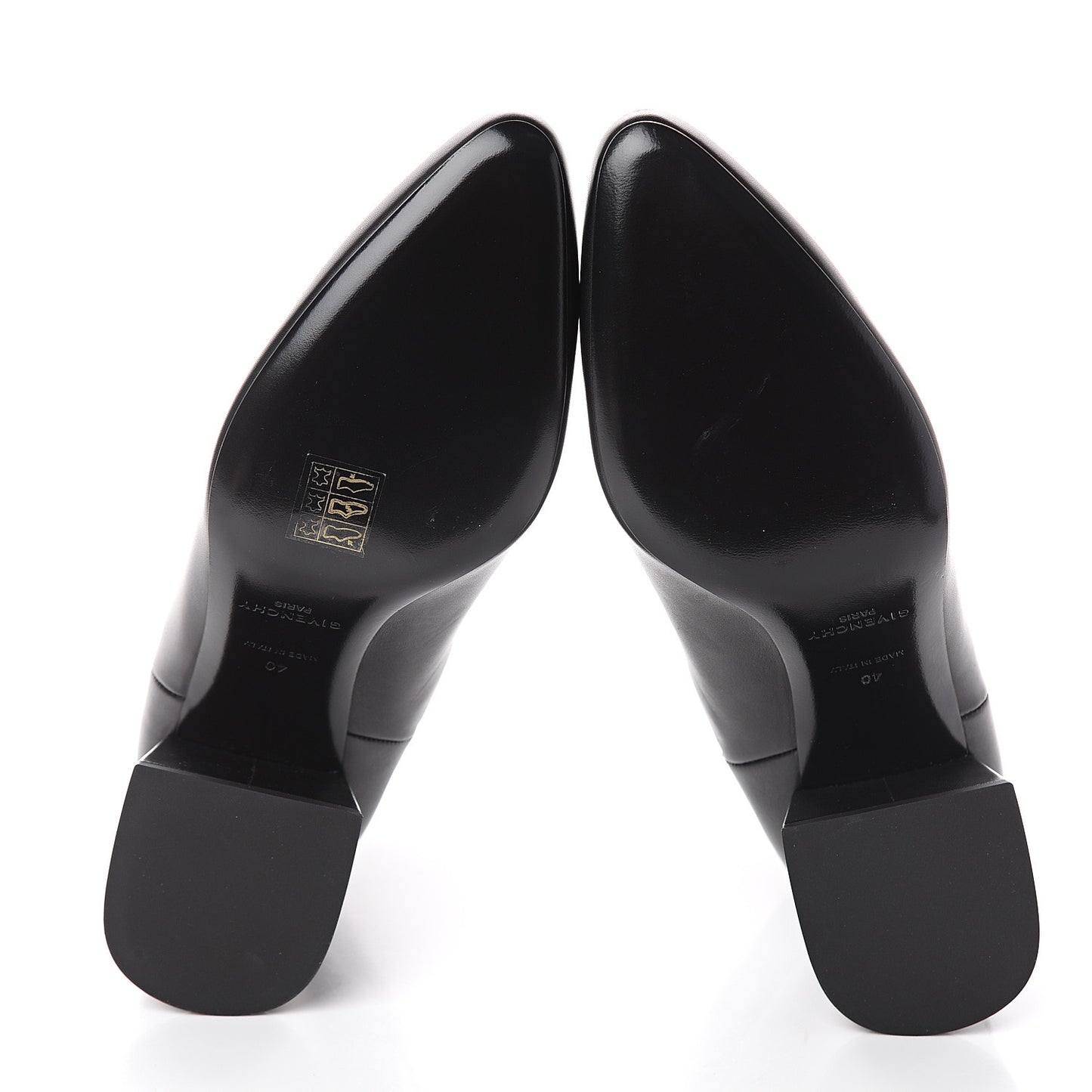 Smooth Calfskin 4G Button Charm Chelsea Ankle Boots 40 Black