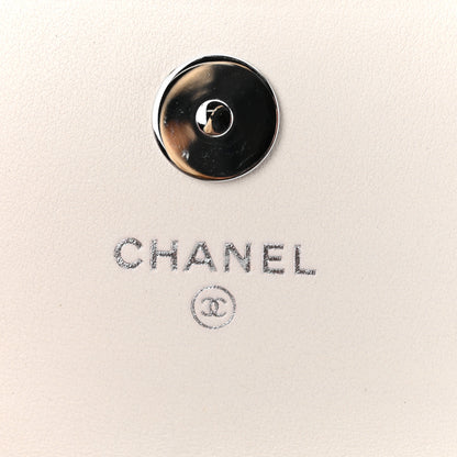 Chanel Caviar Quilted My Everything Belt Flap Card Holder White 6 of 11