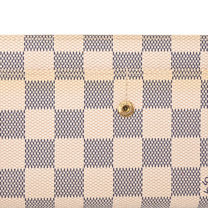 Louis Vuitton LOUIS VUITTON Damier Azur Porte Tresor International Wallet 10 of 13