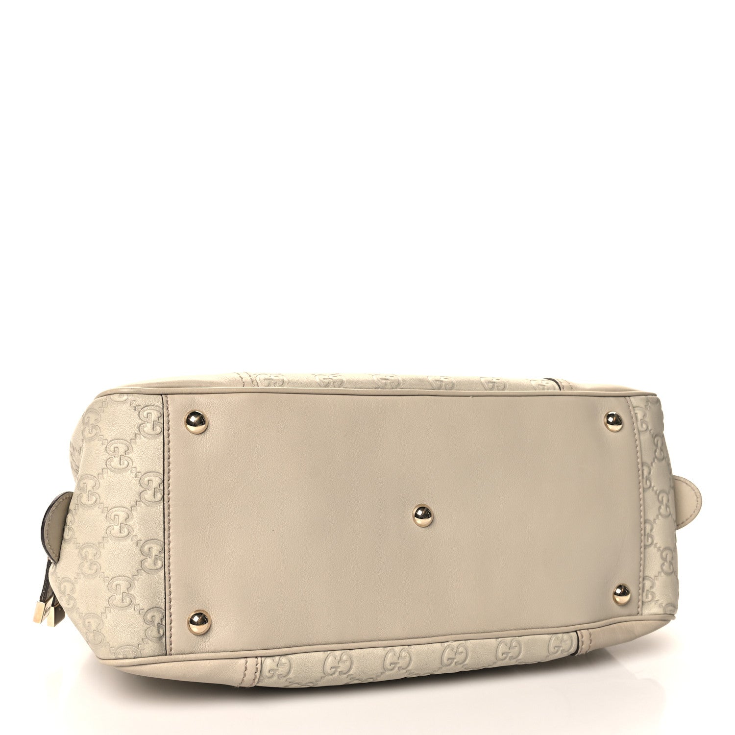 Gucci Guccissima Small Princy Satchel Off White 4 of 13