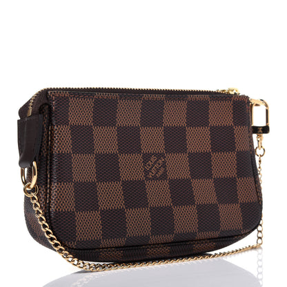 Louis Vuitton Damier Ebene Mini Pochette Accessories 3 of 11