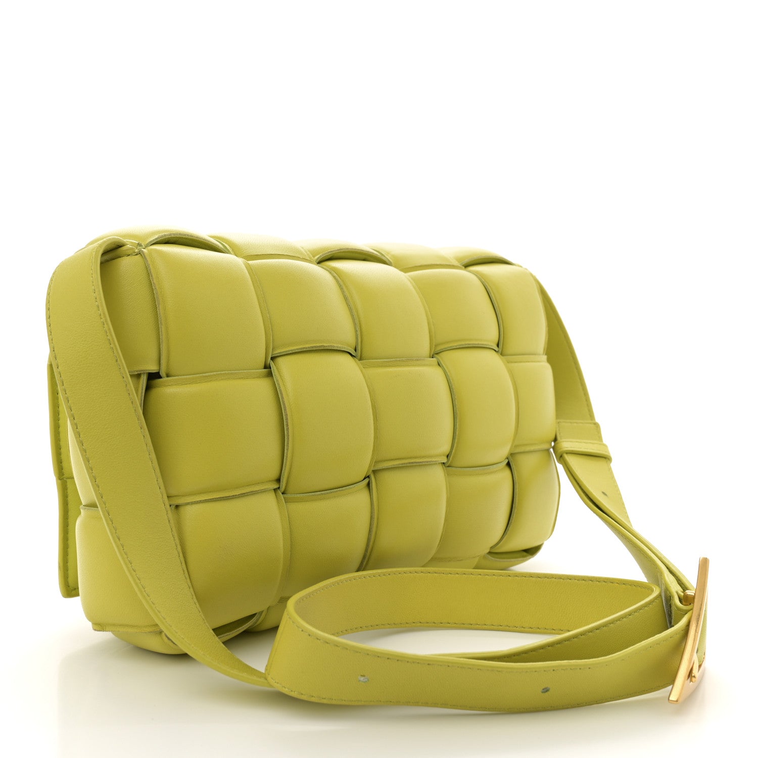 Bottega Veneta Nappa Maxi Intreccio Padded Cassette Crossbody Bag Kiwi 3 of 13