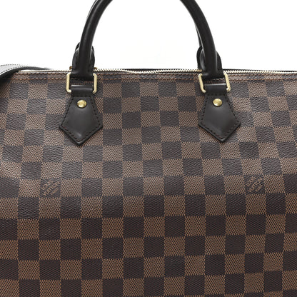 Louis Vuitton Damier Ebene Speedy Bandouliere 35 7 of 10