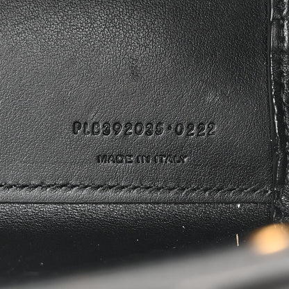 Saint Laurent Calfskin Crocodile Embossed Nano Sac De Jour Black 7 of 11