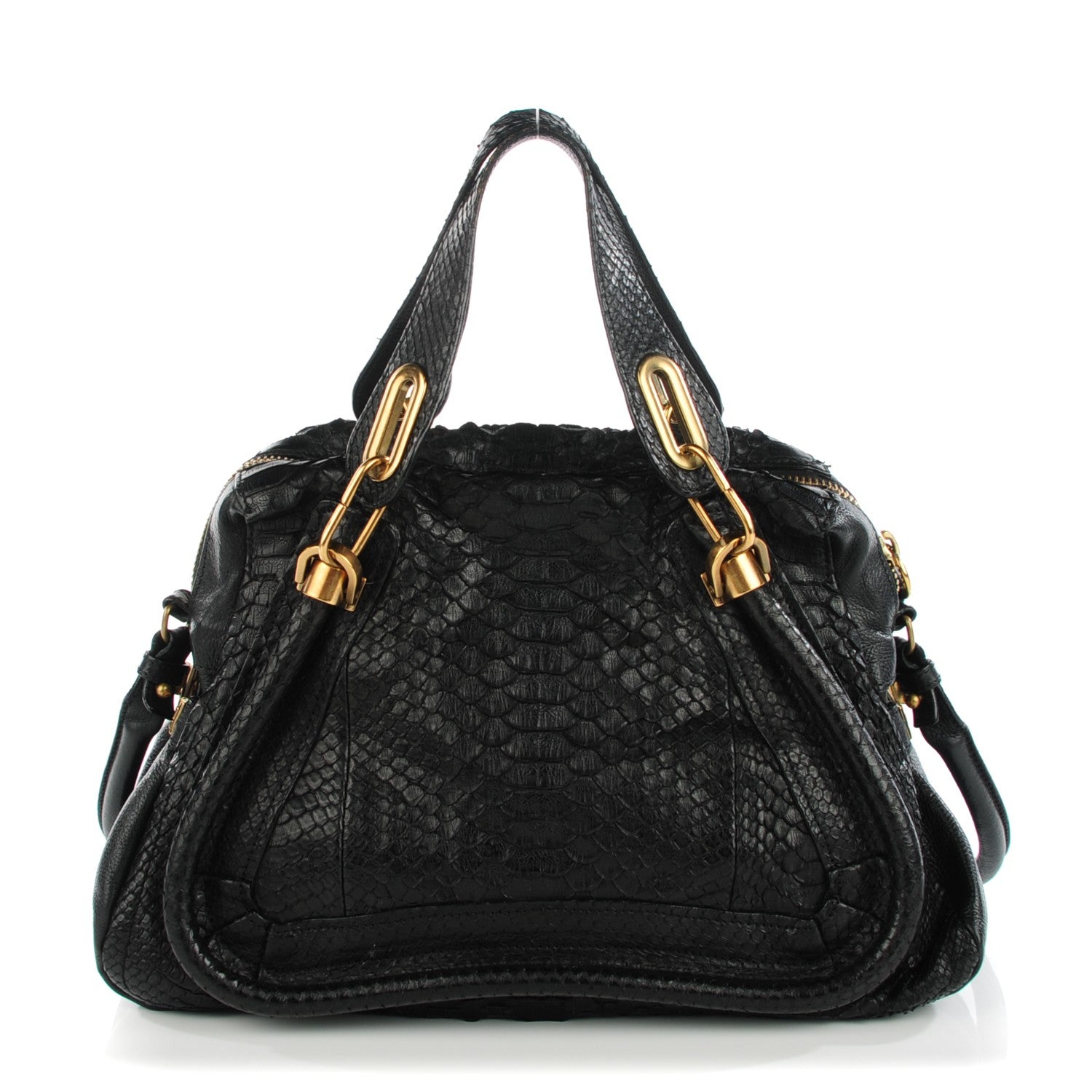 Chloe Python Medium Paraty Black 1 of 9