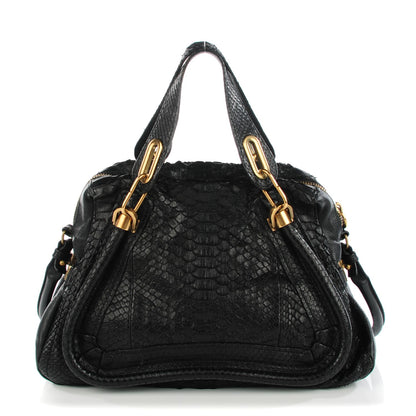 Chloe Python Medium Paraty Black 1 of 9