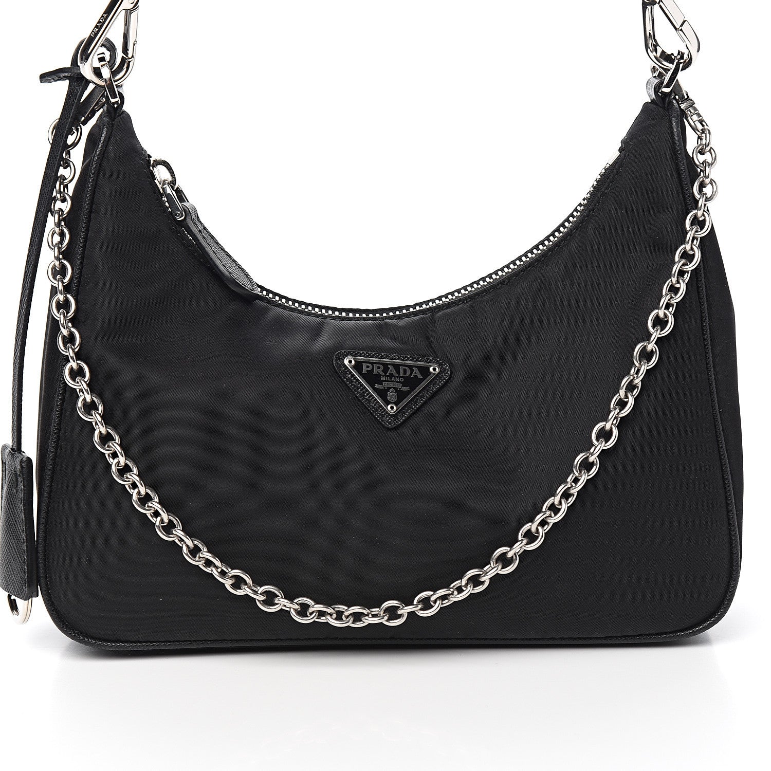 Prada Nylon Re-Edition 2005 Shoulder Bag Black 8 of 8