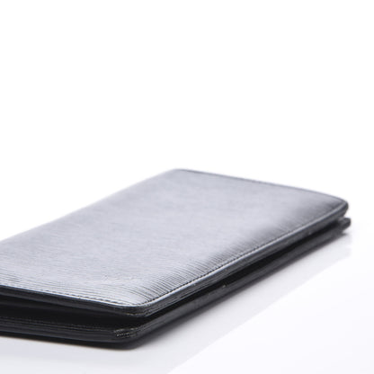 Louis Vuitton Epi Brazza Wallet Black 6 of 7