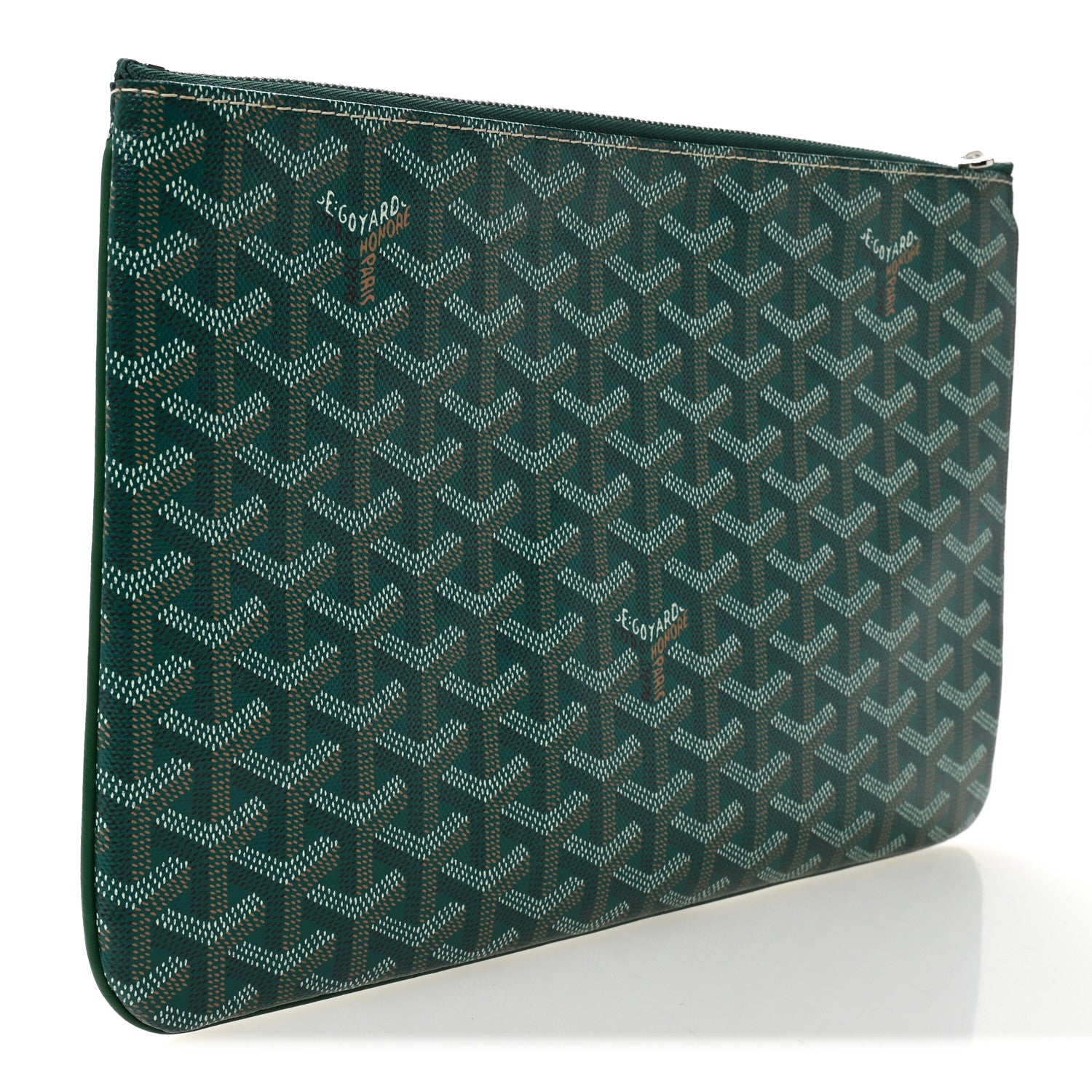 Goyard Goyardine Senat Pochette MM Green 3 of 7