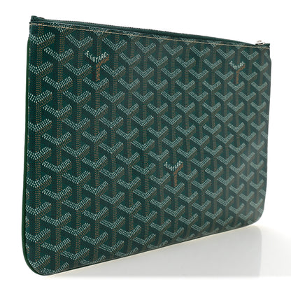 Goyard Goyardine Senat Pochette MM Green 3 of 7