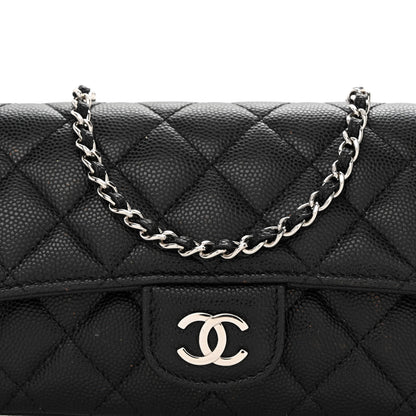 Chanel Caviar Quilted Glasses Case With Chain Black 9 of 12