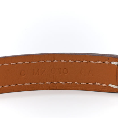 Hermes Epsom Rivale Double Tour Bracelet T2 Gold 5 of 6