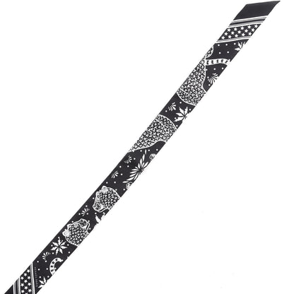 Hermes Silk Les Leopards Twilly Black White 4 of 4