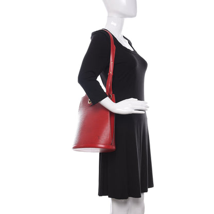 Louis Vuitton Epi Cluny Castillan Red 2 of 11