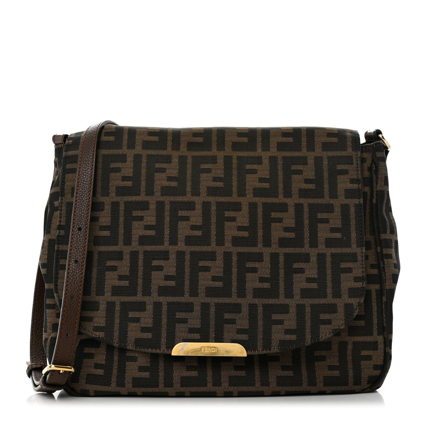 Zucca Vitello Artic Messenger Bag Tobacco Castagna