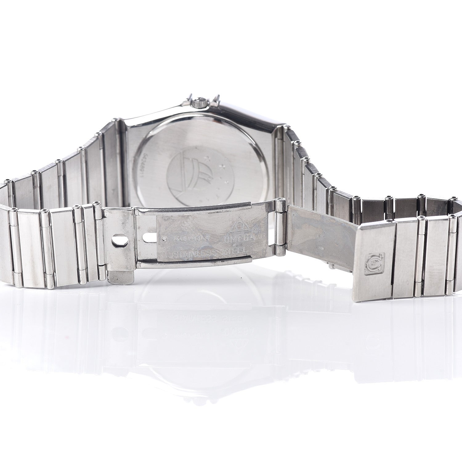 Omega Stainless Steel 33mm Constellation Quartz Watch Black 396.1076 6 of 6