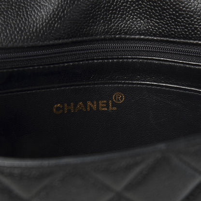 Chanel Caviar Quilted Medium Single Flap Black 7 of 12