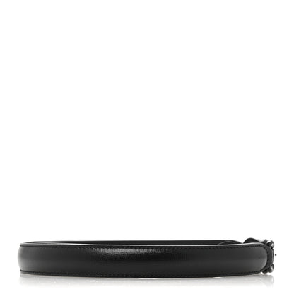 Gucci Efesto Leather Womens Horsebit 15/23mm Belt 90 36 Black 2 of 5