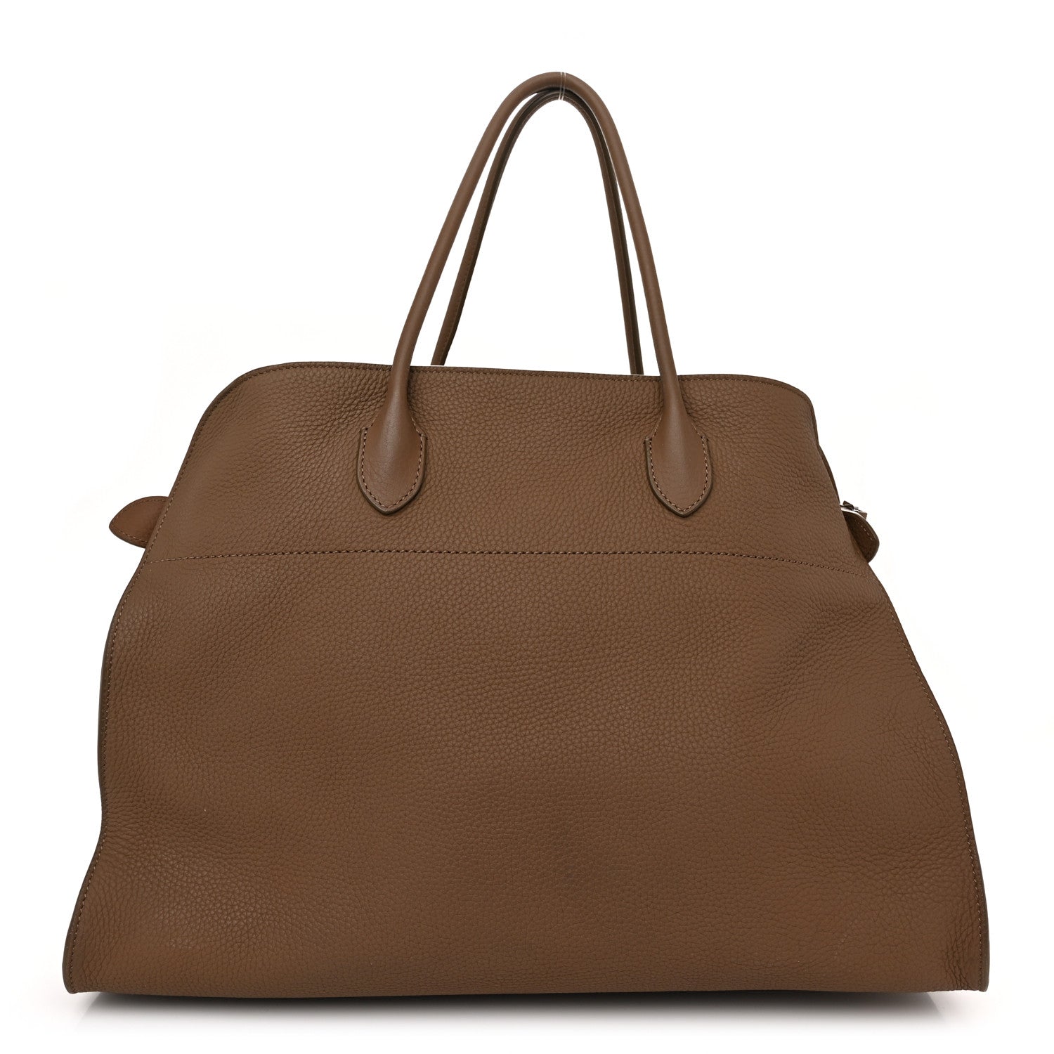 The Row Grained Calfskin Soft Margaux 17 Taupe 1 of 8