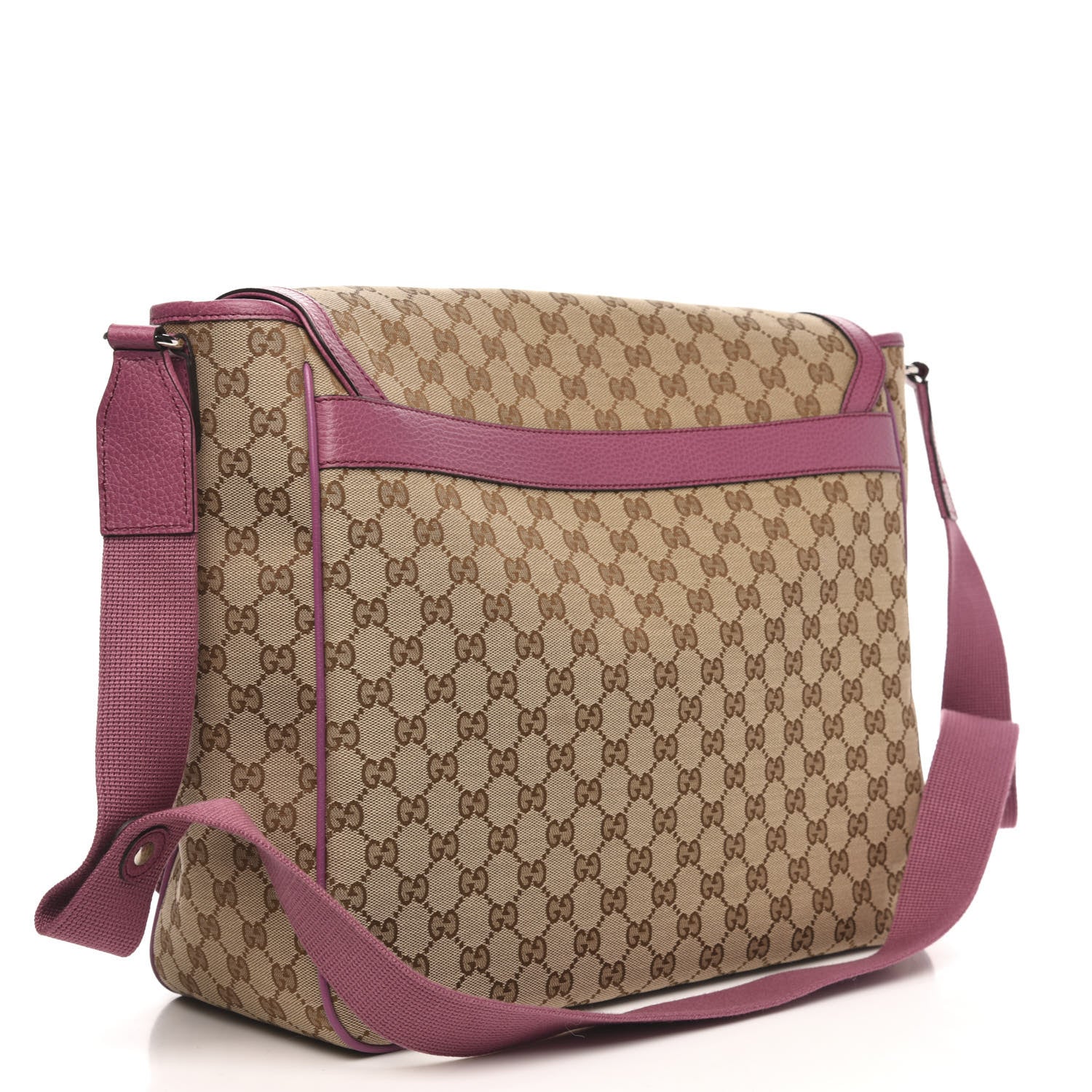 Gucci Monogram Convertible Diaper Bag Beige Peonia Flower 3 of 11