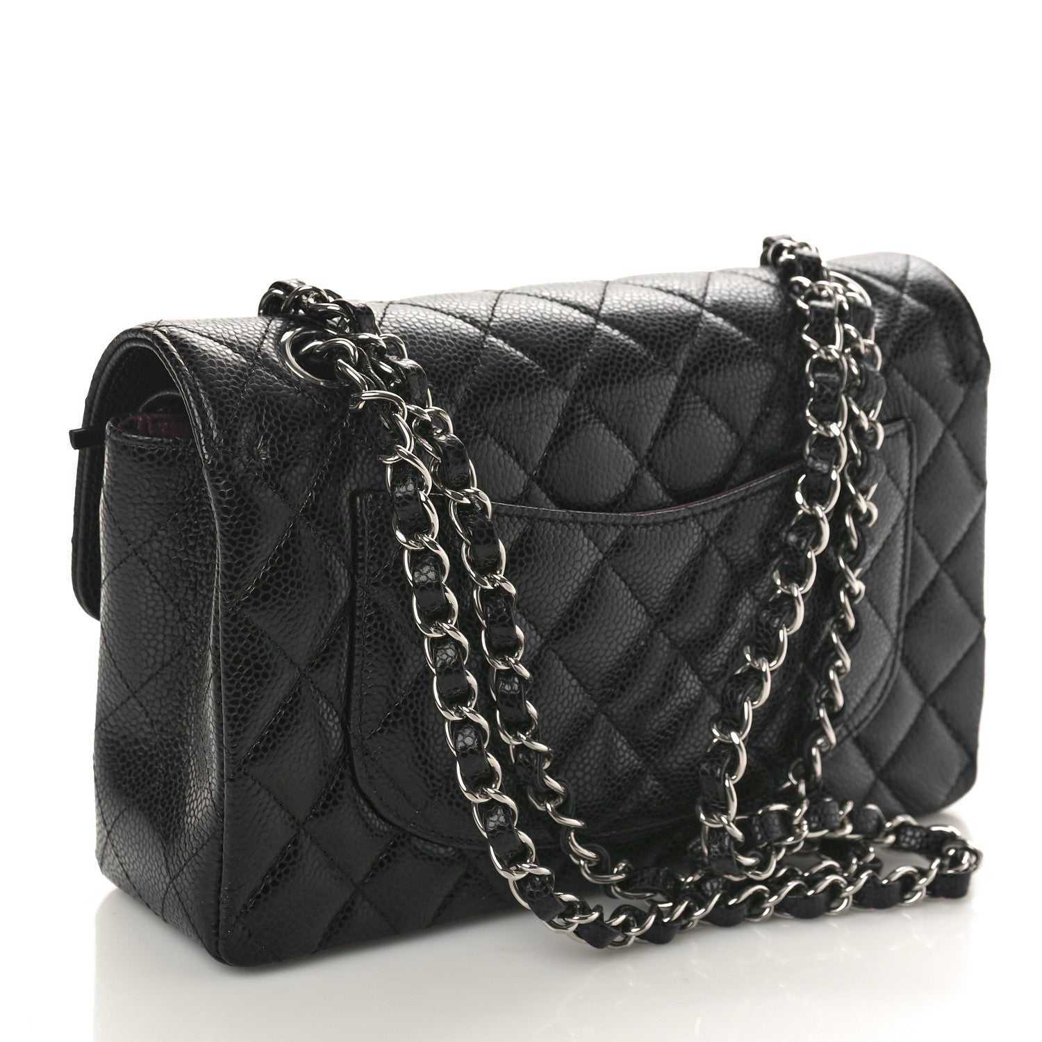 Chanel Caviar Quilted Small Double Flap Black 2 of 11