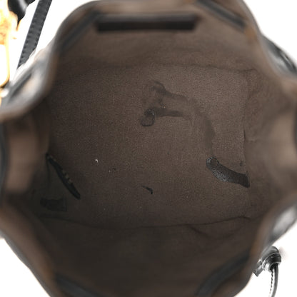 Fendi Vitello Liberty F is Fendi FF 1974 Embossed Mini Mon Tresor Bucket Bag Black 5 of 16