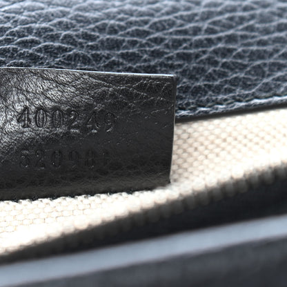 Gucci Pebbled Calfskin Small Dionysus Shoulder Bag Black 7 of 10