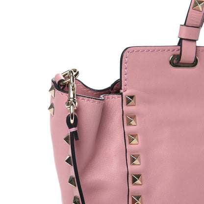 Valentino Garavani Vitello Small Rockstud Tote Pop Gardenia 13 of 17