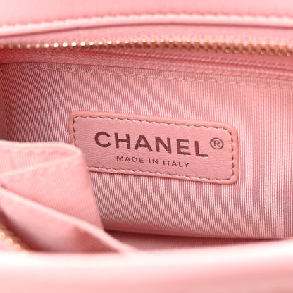 Chanel Tweed Calfskin Small Gabrielle Hobo Light Pink 6 of 10