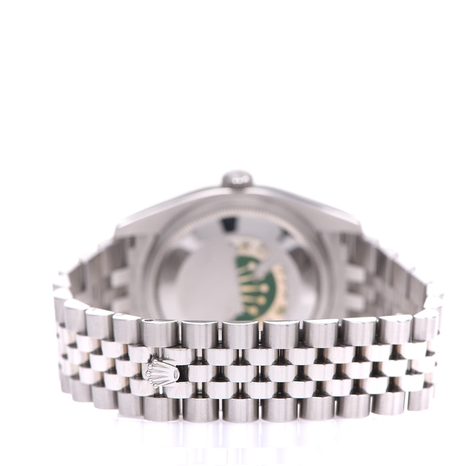 Rolex Stainless Steel 18K White Gold 36mm Oyster Perpetual Datejust Watch Black Jubilee Roman 116234 4 of 9