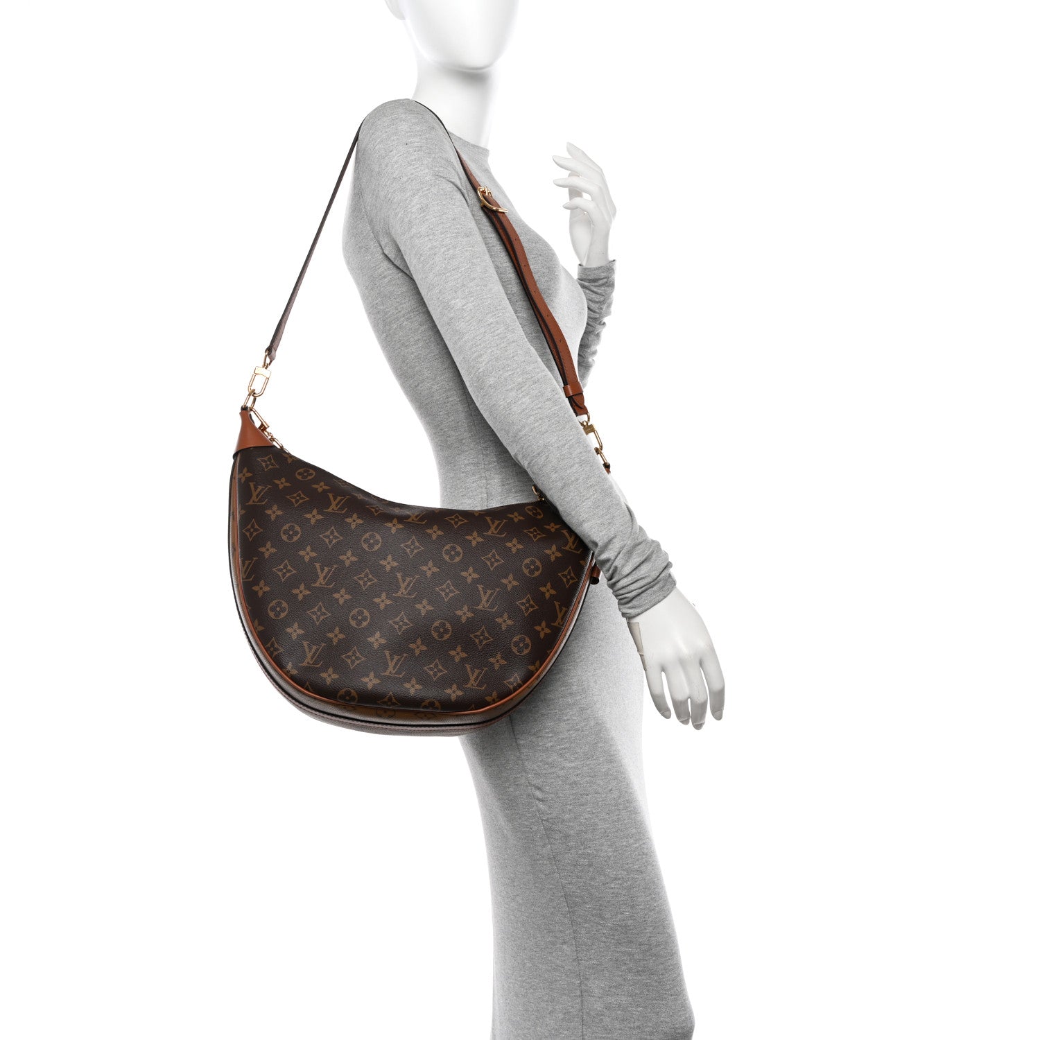 Louis Vuitton Reverse Monogram Loop Hobo 2 of 12