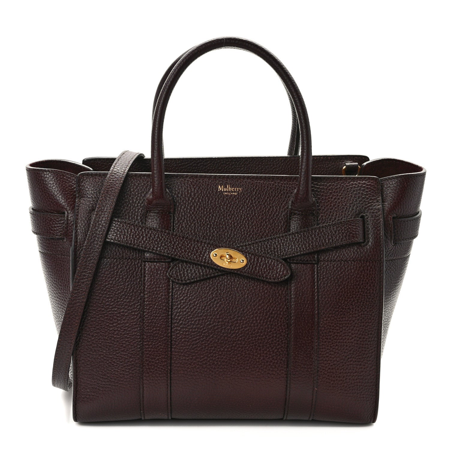 Mulberry Small Classic Grain Small Zipped Bayswater 1 of 14