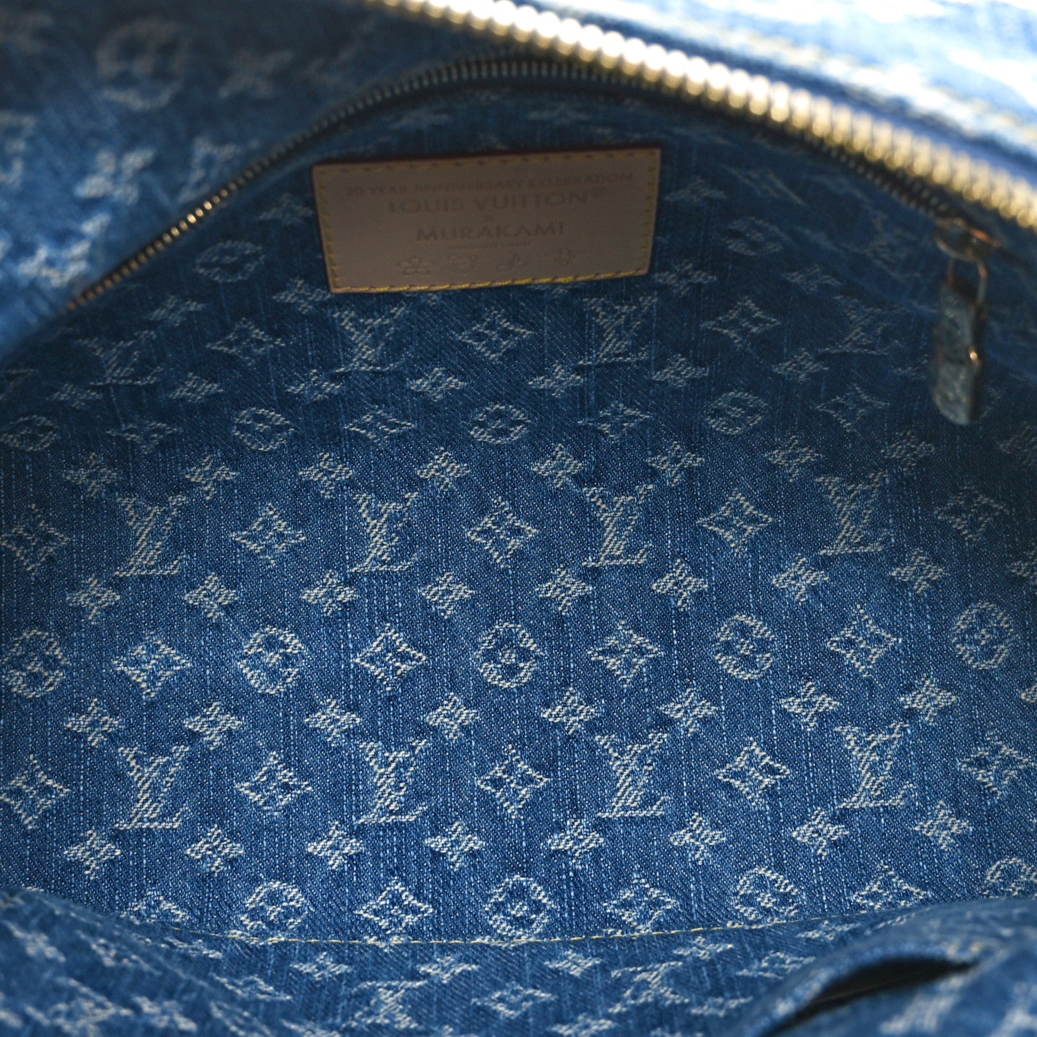 Louis Vuitton LV X TM Monogram Denim Cerises Cosmetic Pouch GM 5 of 9