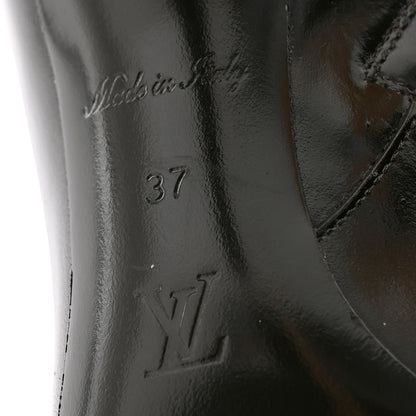 Louis Vuitton Calfskin Illusion Ankle Boots 37 Black Beige 7 of 10