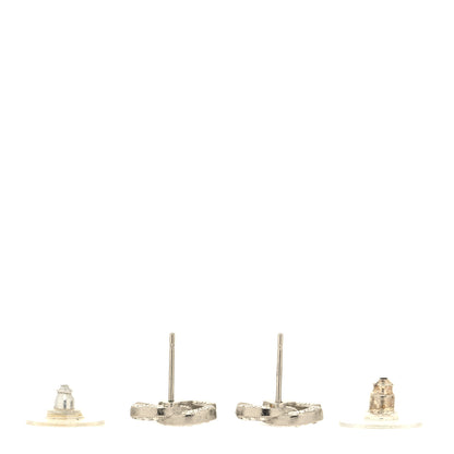 Chanel Crystal CC Earrings Silver 3 of 4