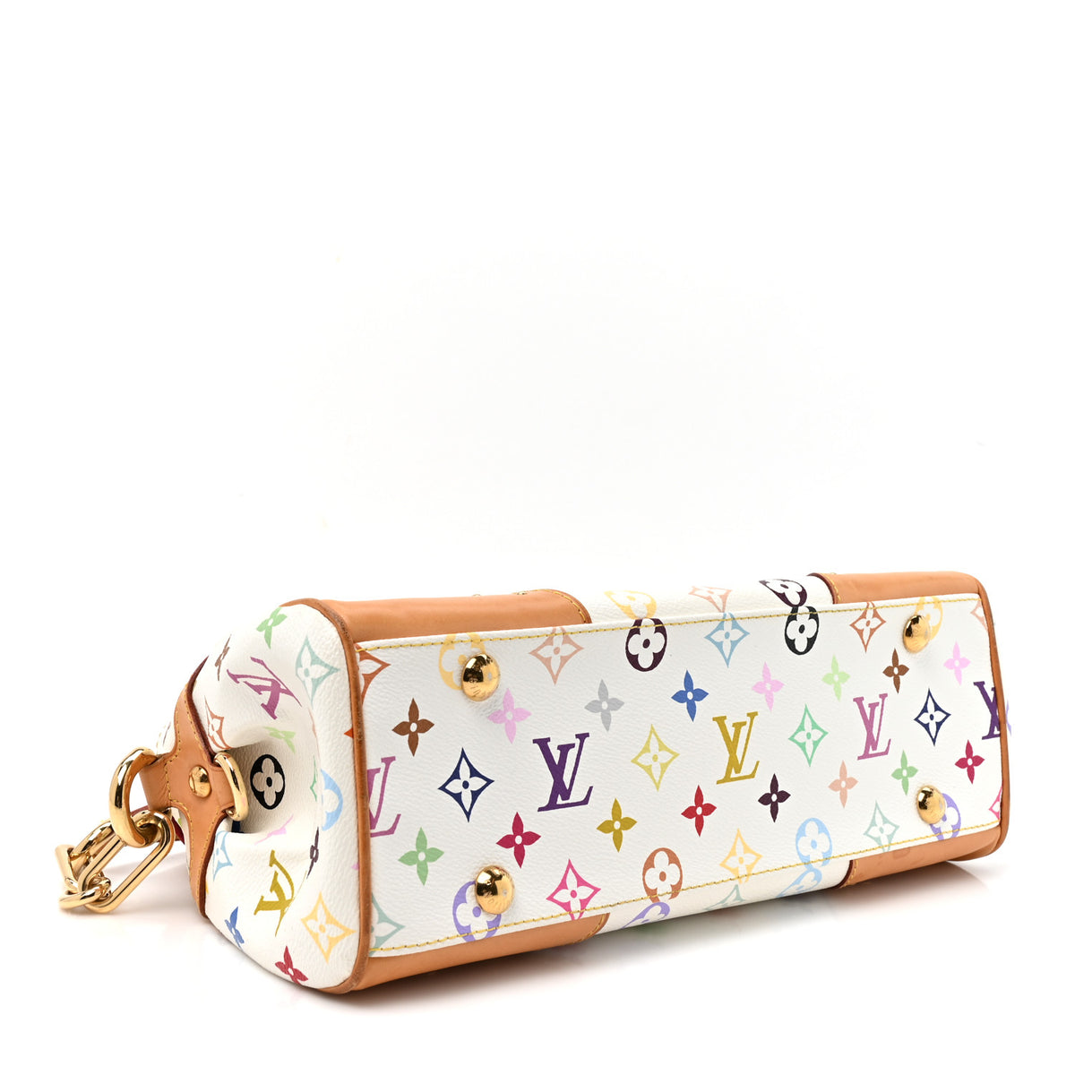Louis Vuitton Monogram Multicolor Beverly MM White 3 of 11