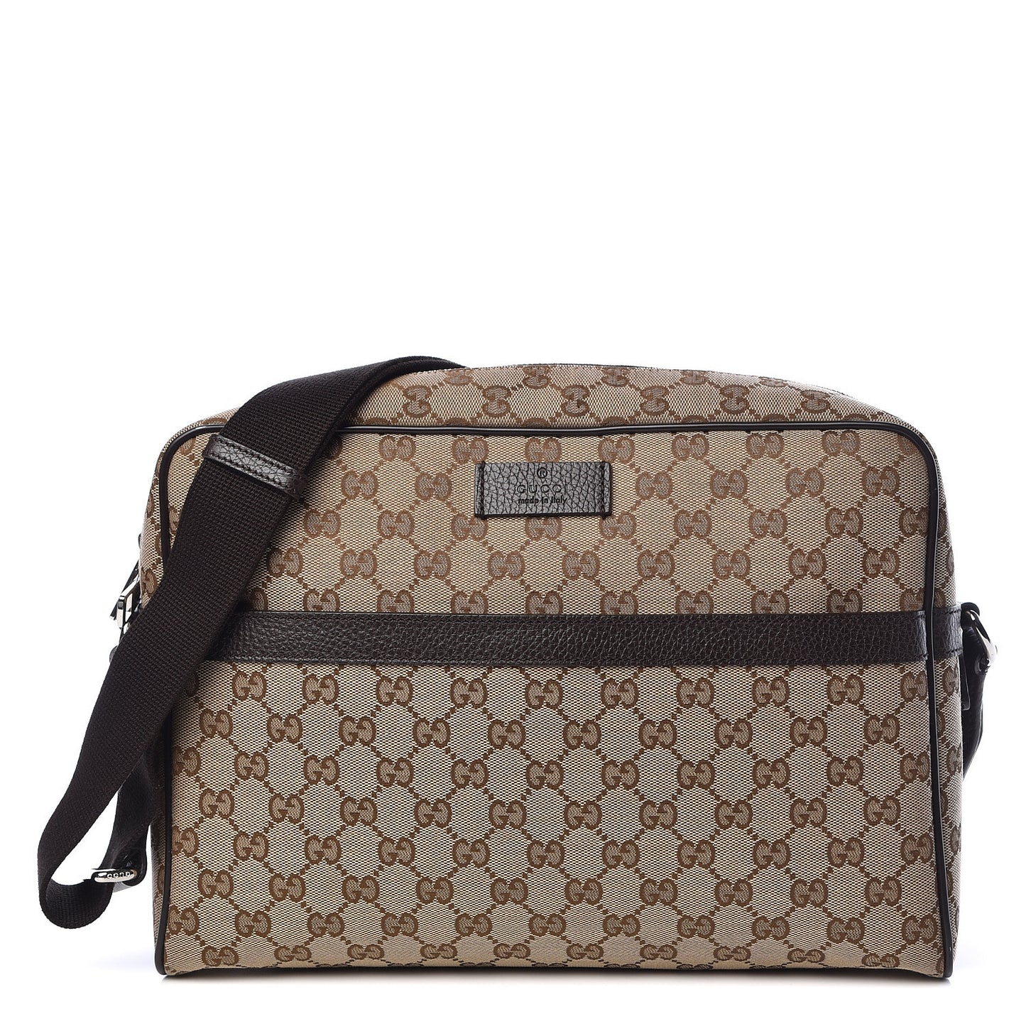 Monogram Messenger Bag Dark Brown
