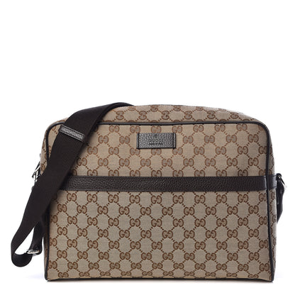 Gucci Monogram Messenger Bag Dark Brown 1 of 11