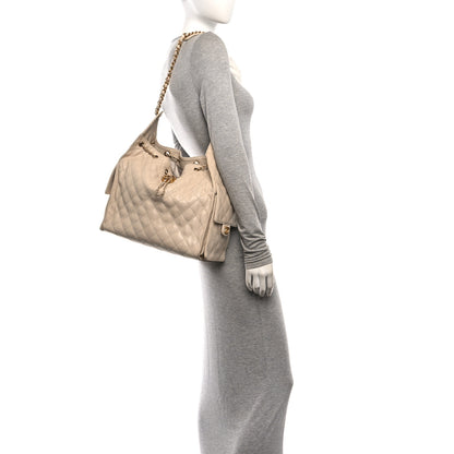 Chanel Caviar Quilted Medium Chanel 25 Handbag Beige 2 of 11