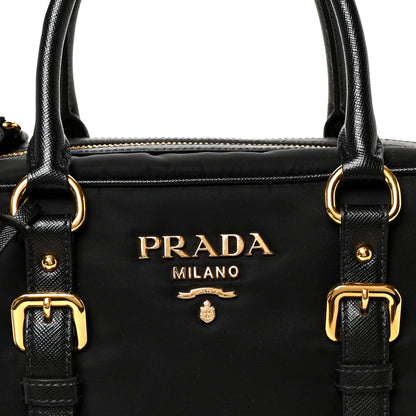 Prada Tessuto Nylon Saffiano Bauletto Black 8 of 10