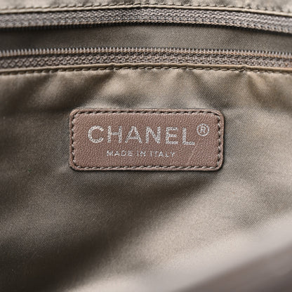 Chanel Vinyl Large Ice Cube Flap Silver 9 of 35