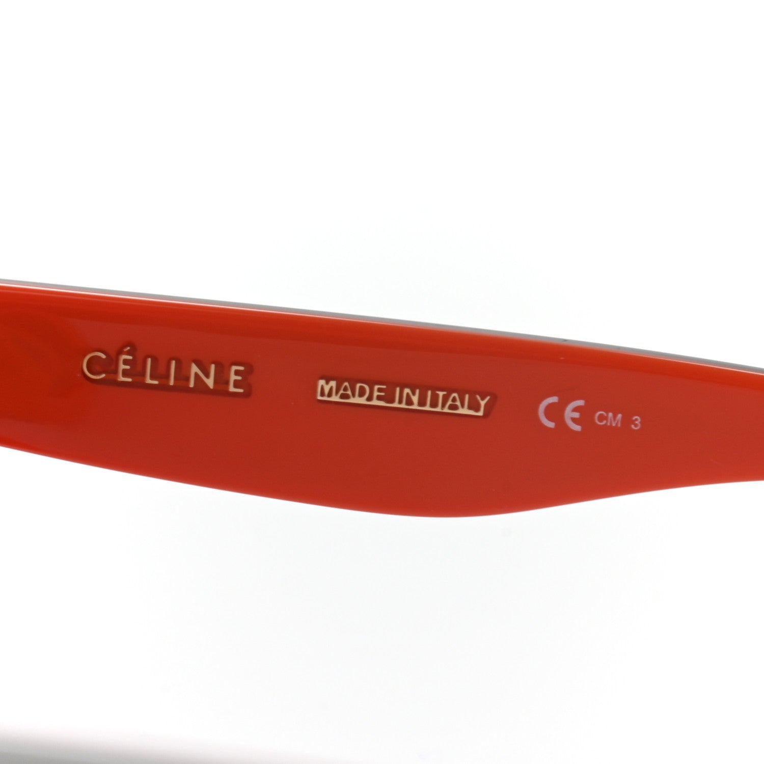 Celine Marta Sunglasses CL 41093/S White Orange 7 of 10