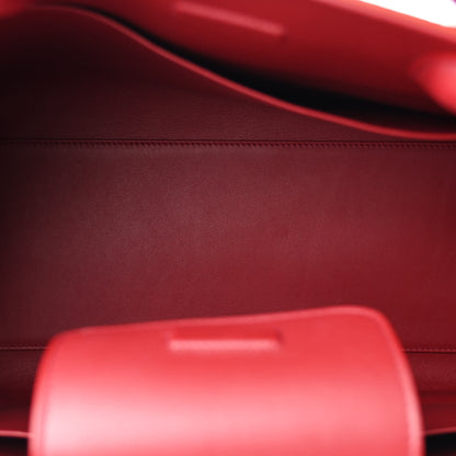 Christian Dior Grained Calfskin Large Diorever Flap Red 5 of 11