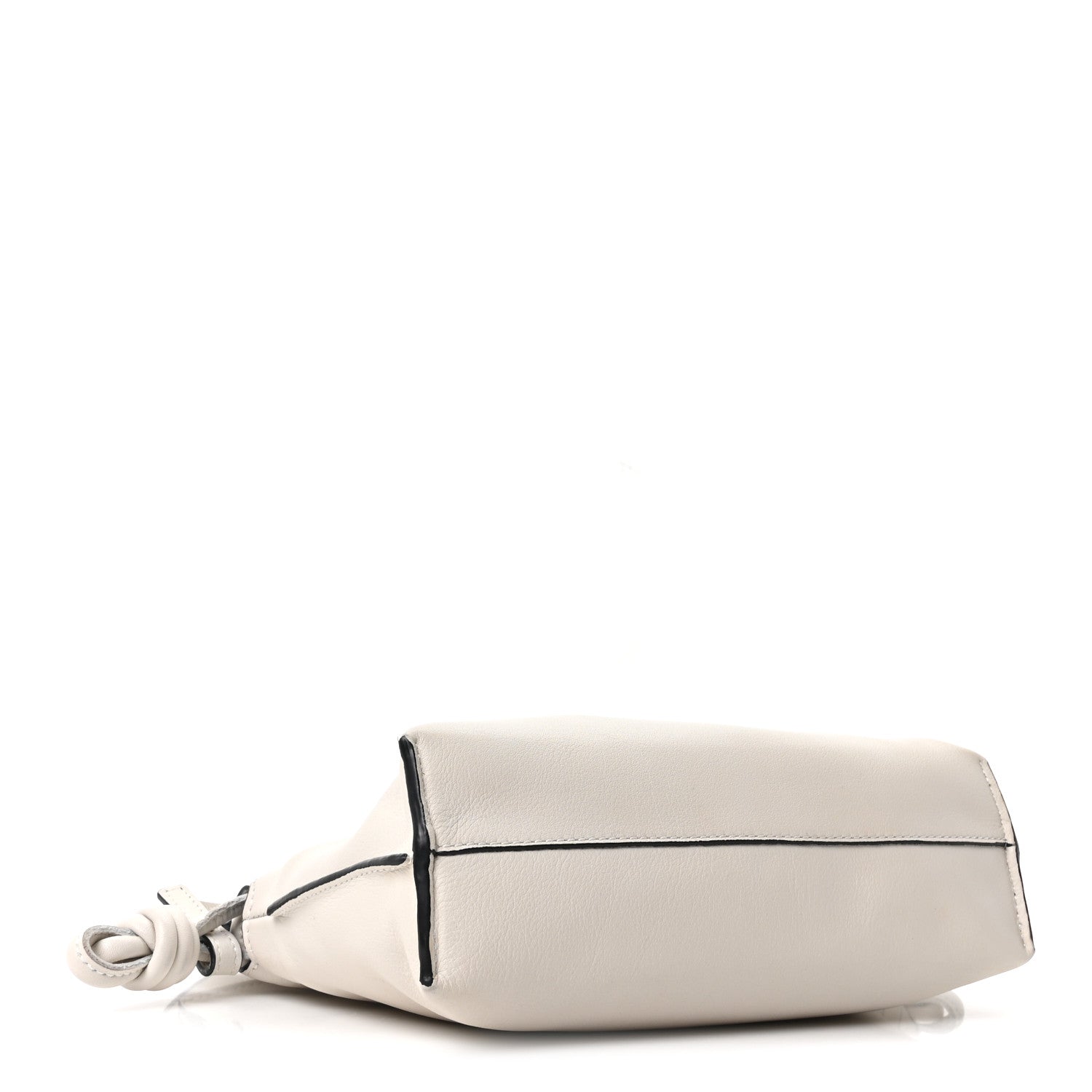 Loewe Calfskin Mini Flamenco Knot Clutch Soft White 4 of 9