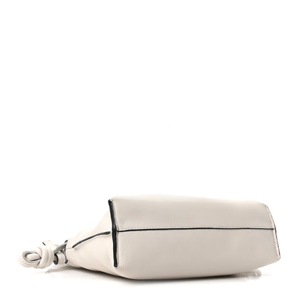 Loewe Calfskin Mini Flamenco Knot Clutch Soft White 4 of 9